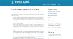 Desktop Screenshot of profilesinjustice.com